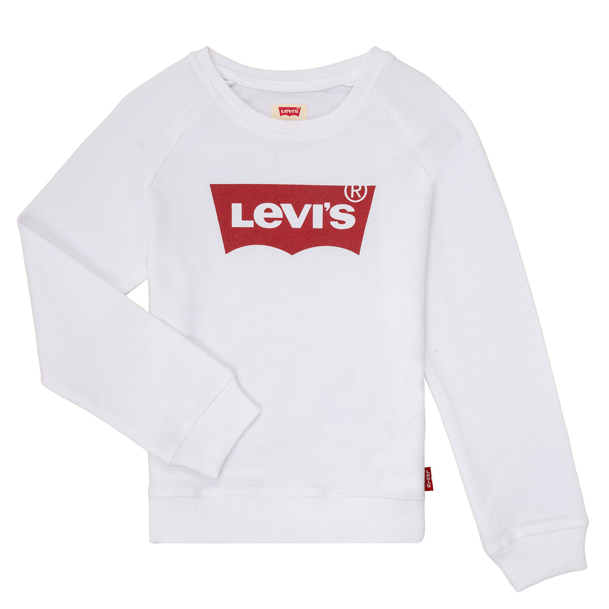 Levi's - KEY ITEM LOGO CREW - White
