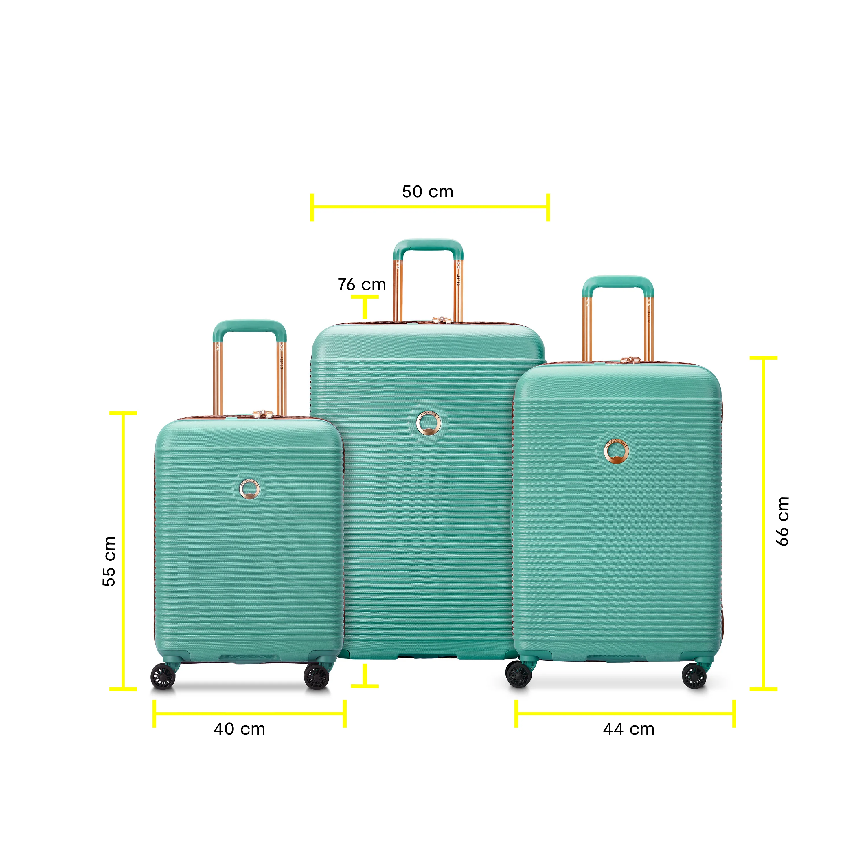 FREESTYLE - Set 3 Valises (L-76cm) (M-66cm) (S-55cm)