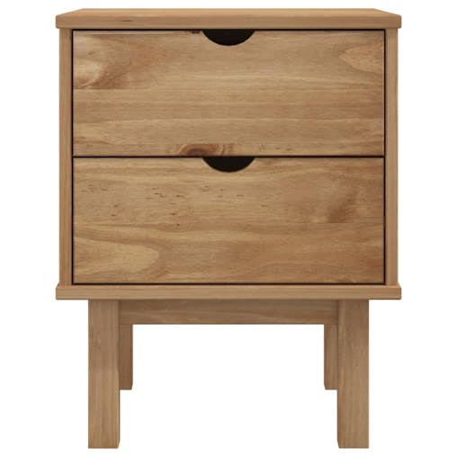 NNEVL Bedside Cabinet OTTA 45x39x57 cm Solid Wood Pine