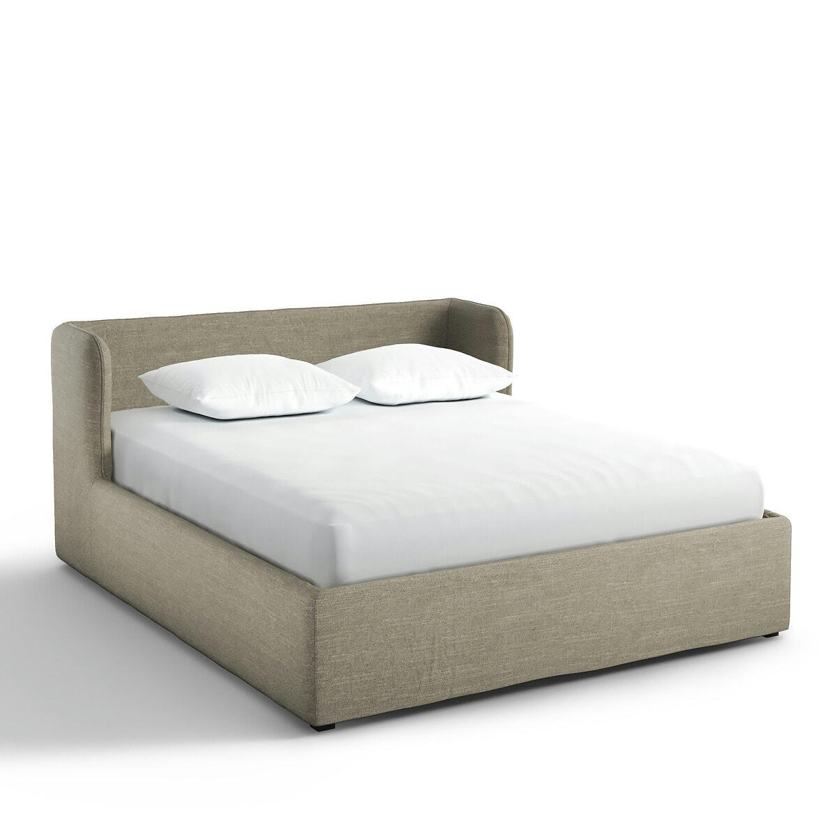 Lit-coffre lin avec sommier relevable ,Robwig