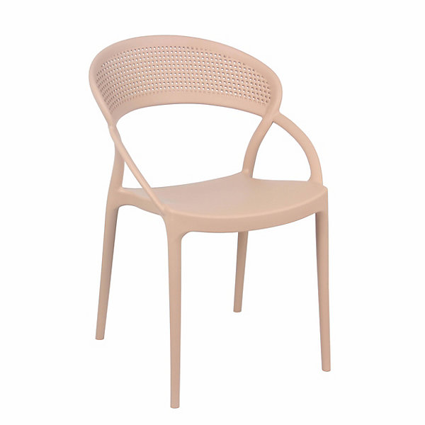 Lot de 4 chaises de terrasse rosesOviala