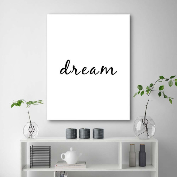 Feeby Obraz typografia Dream 40x60