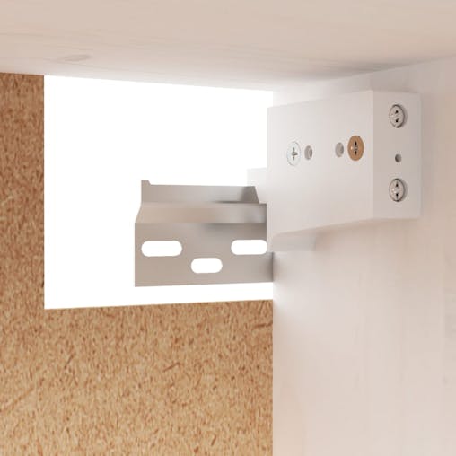 NNEVL Wall Cabinets 2 pcs White 45x30x35 cm Solid Wood Pine