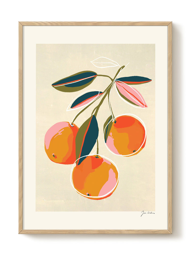 Zoe - Oranges - PSTR studio Kunst Poster