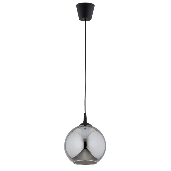 Lampa wisząca czarna-dymiona FART 1xE27x15W wym: 85x20x20 cm Alfa