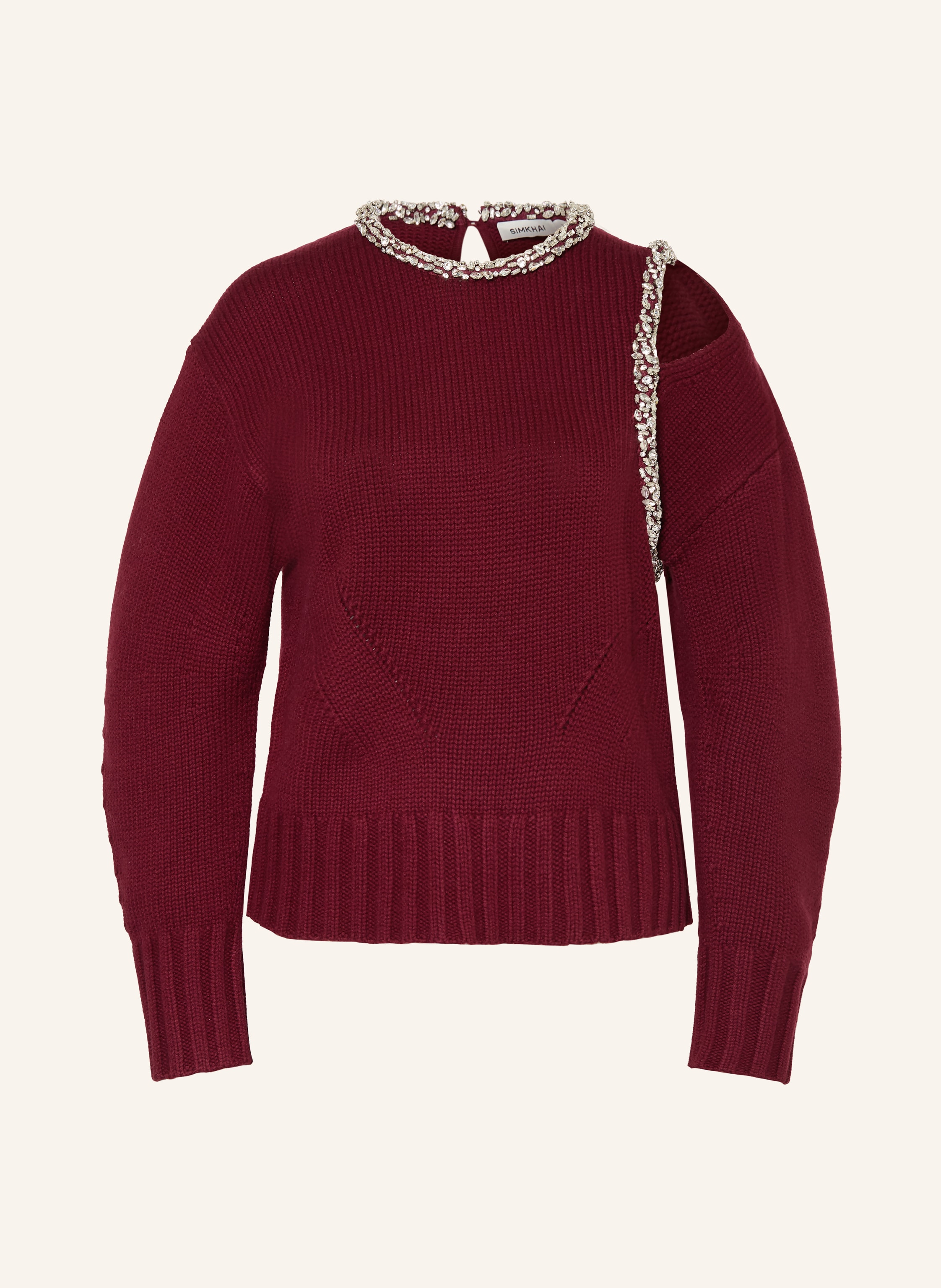 SIMKHAI Pullover MONROE mit Schmucksteinen