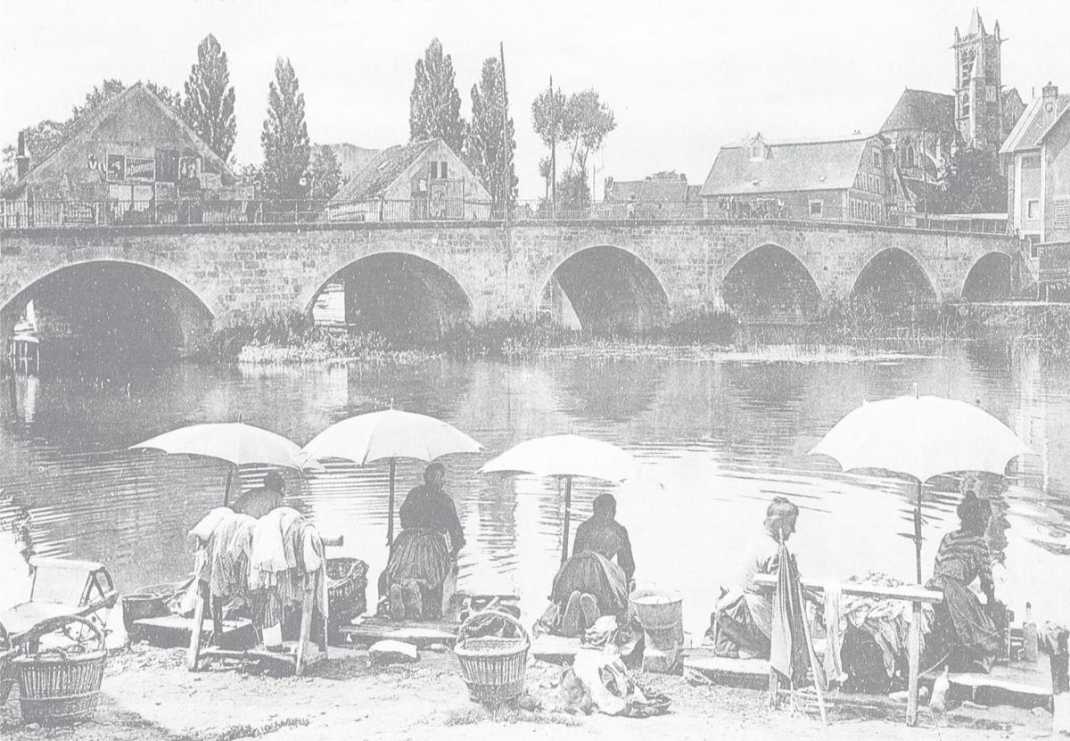 - Papier peint panoramique les lavandières 390x270cm