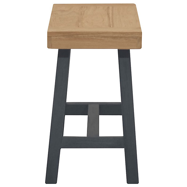 Banc 80 cm Bois massif de teck vidaXL