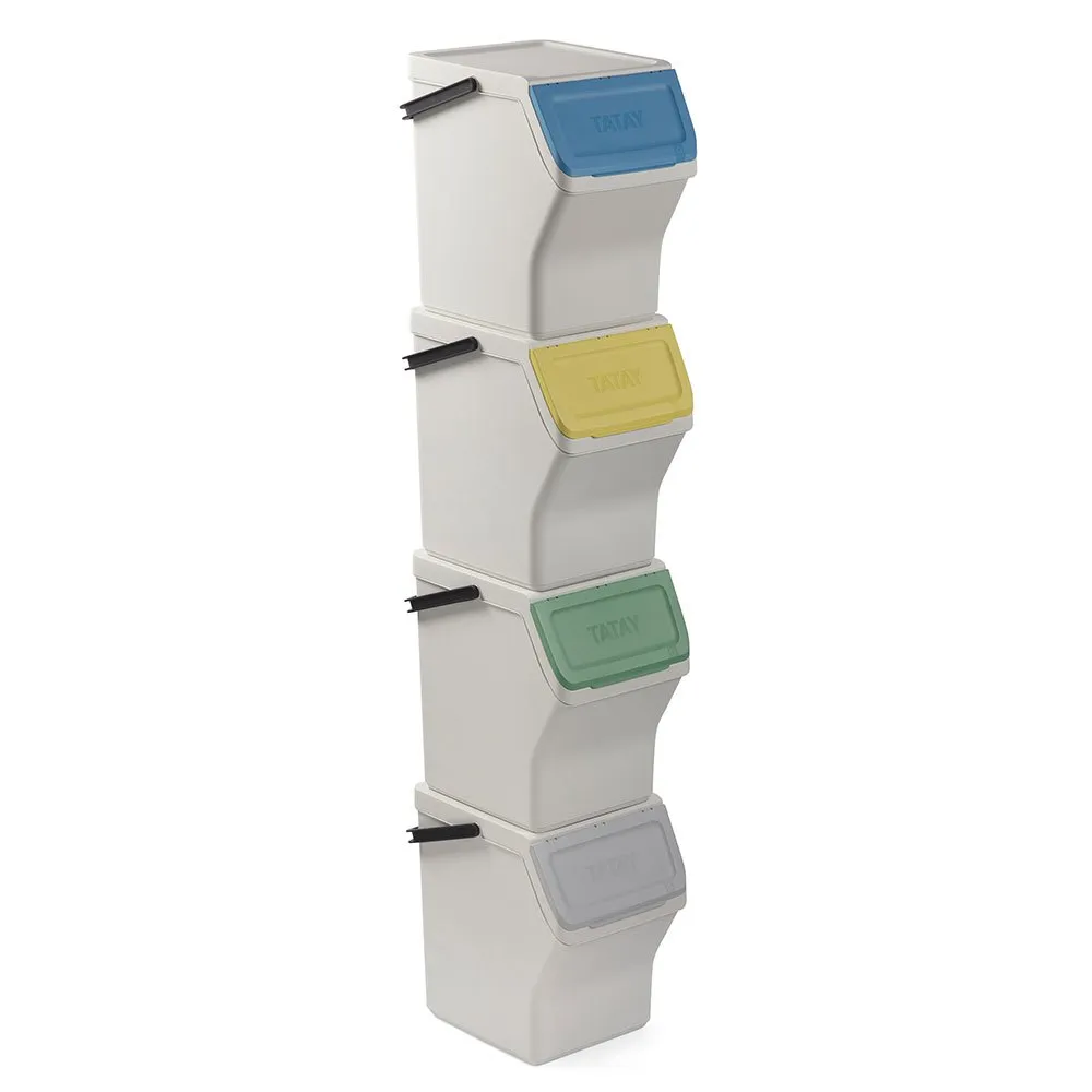 Tatay 20L stackable recycling bins 4 units
