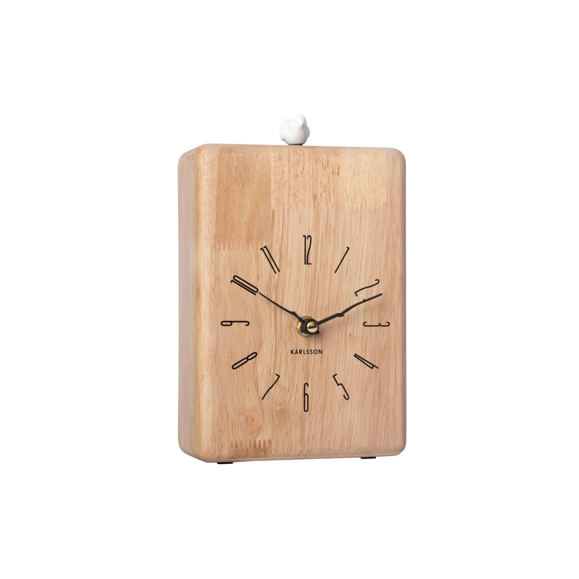 Karlsson wandklok Rama Cuckoo - bruin - 6x14x20cm