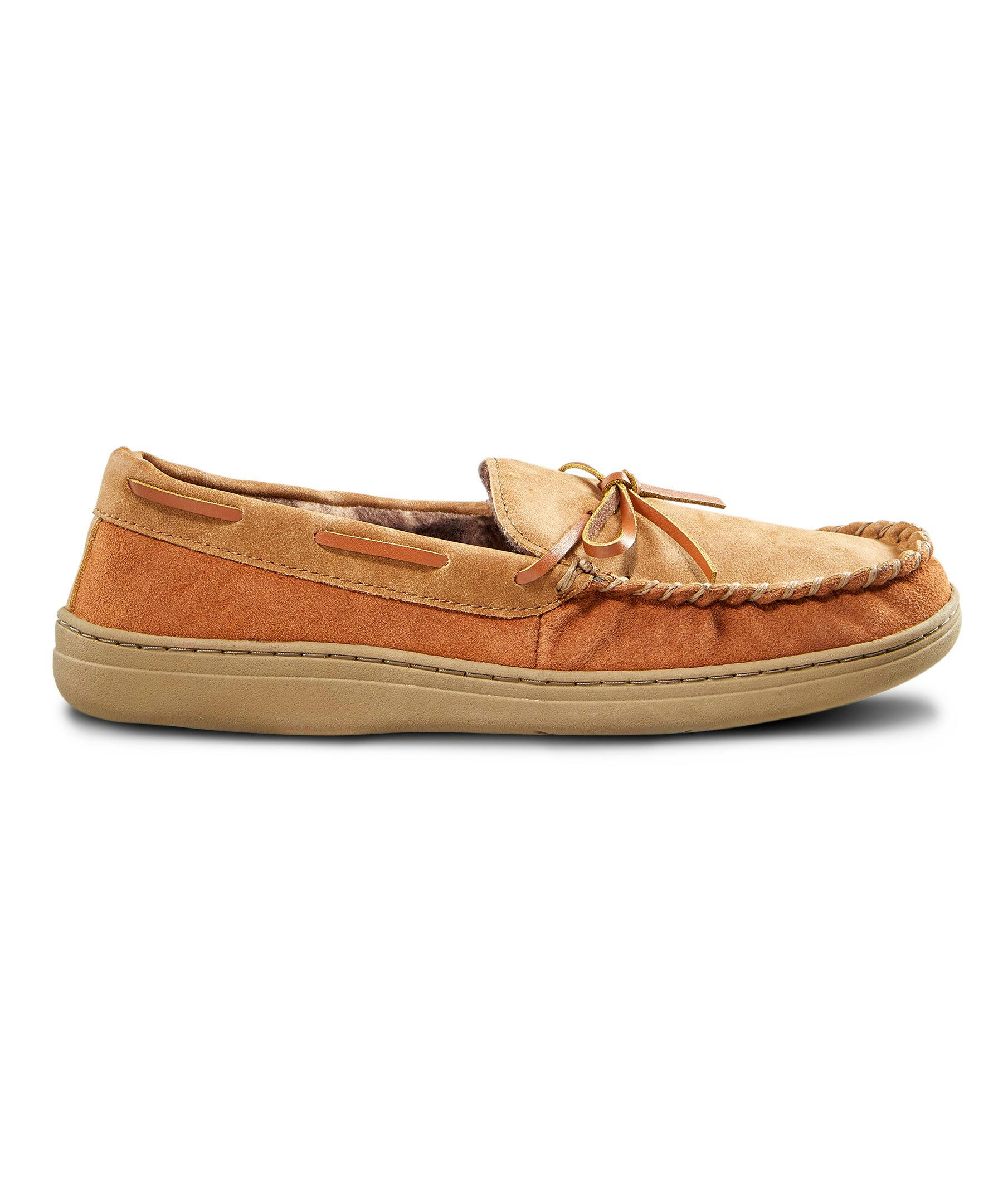 WindRiver Men's Suede Handsewn Slippers