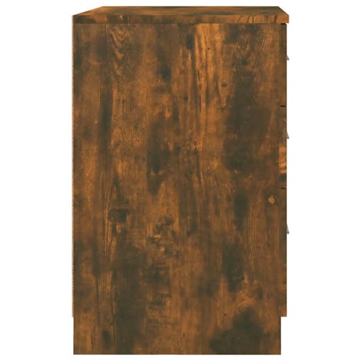 NNEVL Bed Cabinet Smoked Oak 40x40x63 cm Engineered Wood