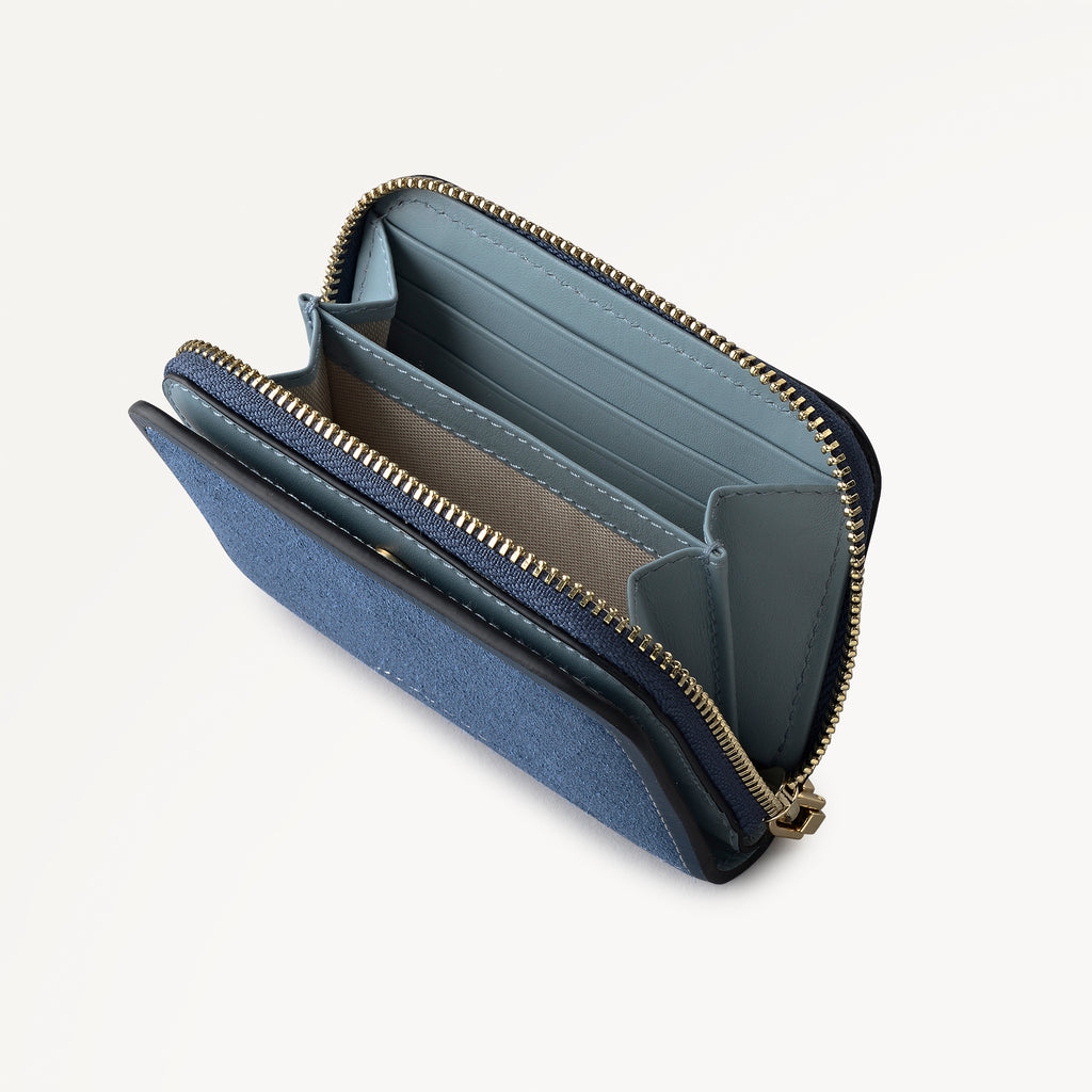 Bramwell Lane - Suede - Small Zip Around Purse