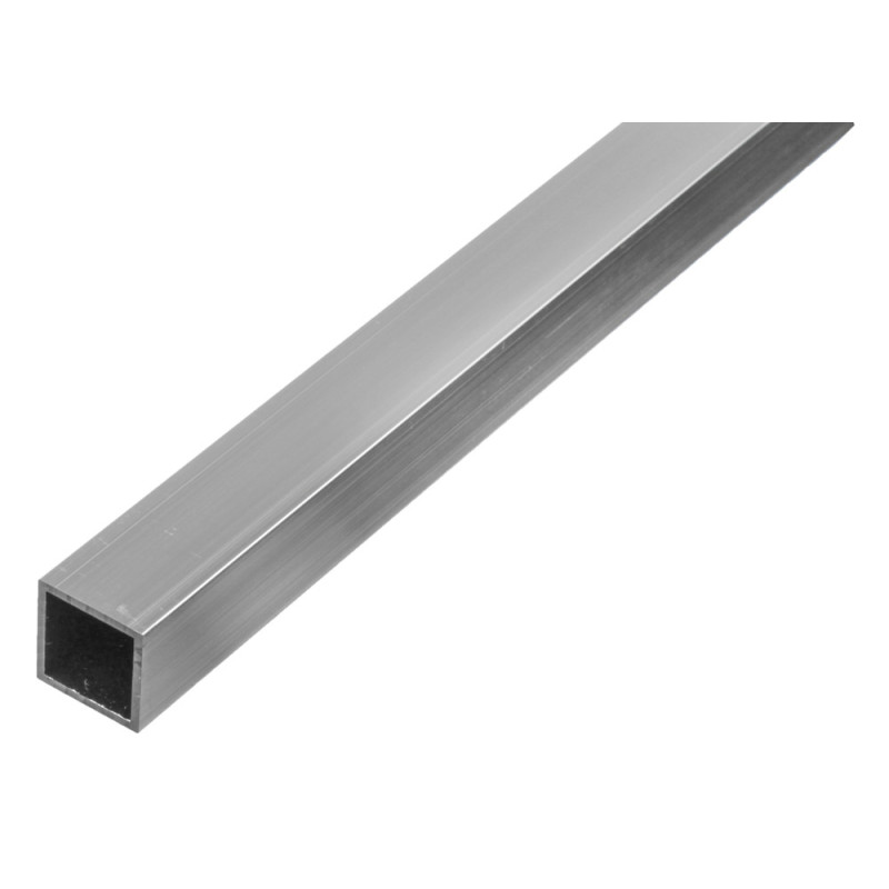 Tube carré en aluminium 15 x 15 x 1 mm 2 m ALBERTS