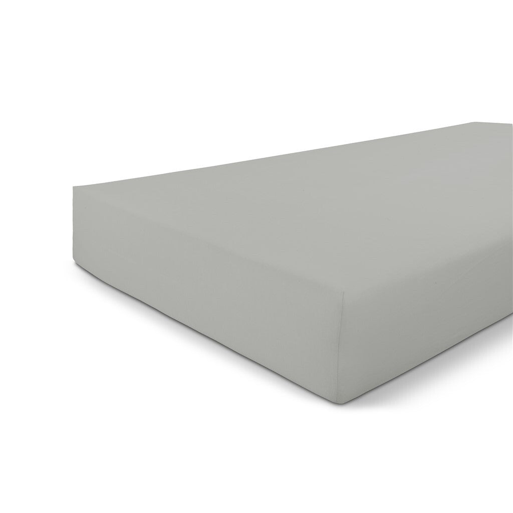 Byrklund - Hoeslaken Jersey - 160x200 cm - Licht Grijs