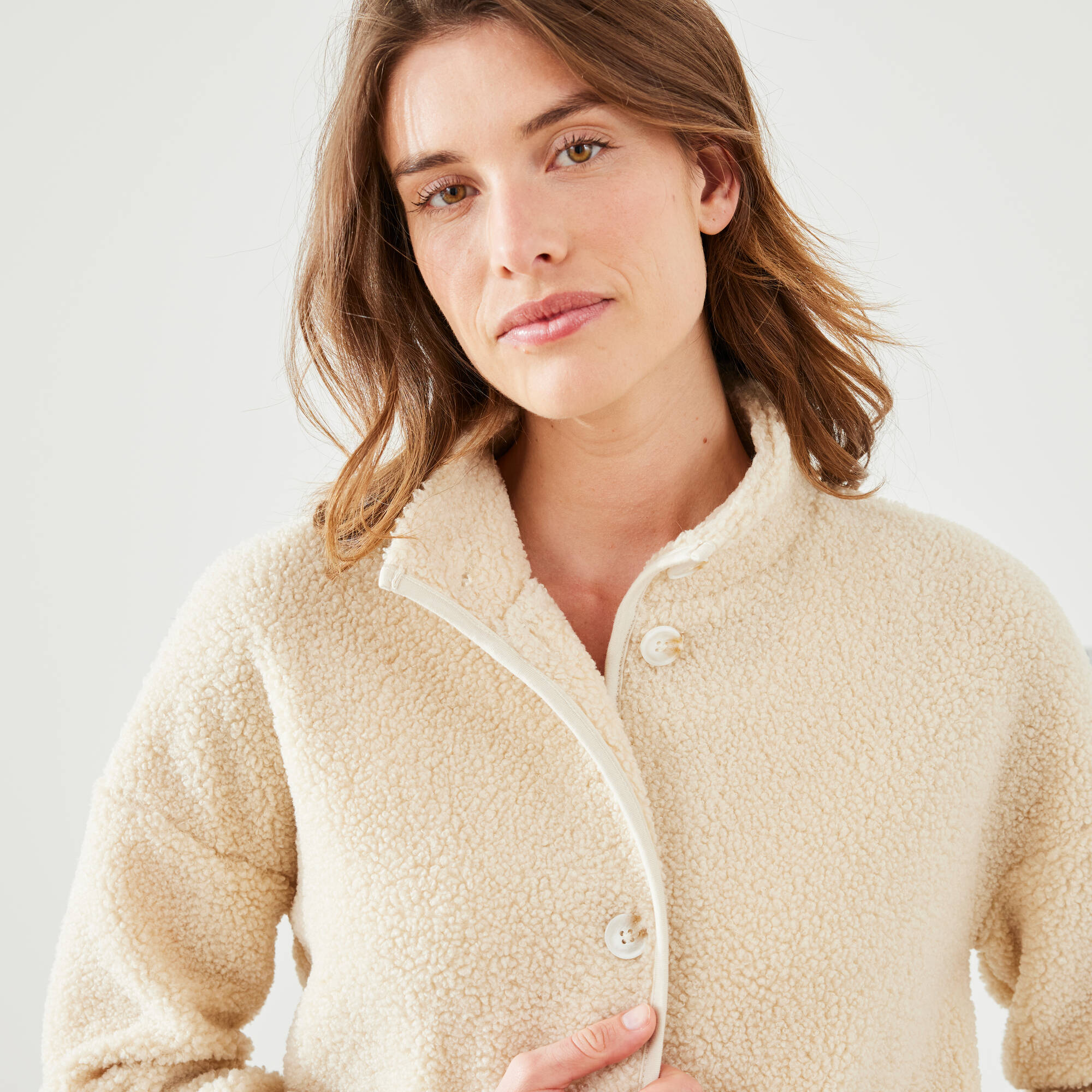 Veste d&rsquo;intérieur en bouclette
