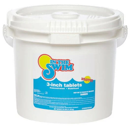 IN THE SWIM �C 3 INCH CHLORINE TABLETS �C 25 LBS