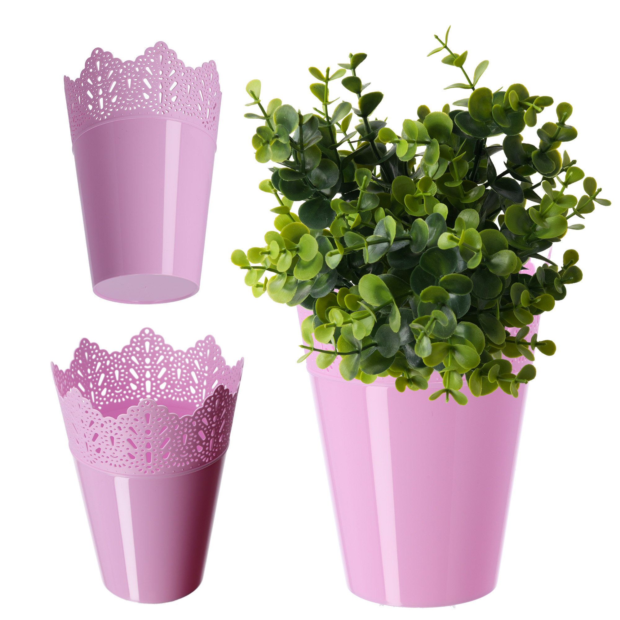 Doniczka Donica Na Kwiaty Osłonka 16,5cm Kolory