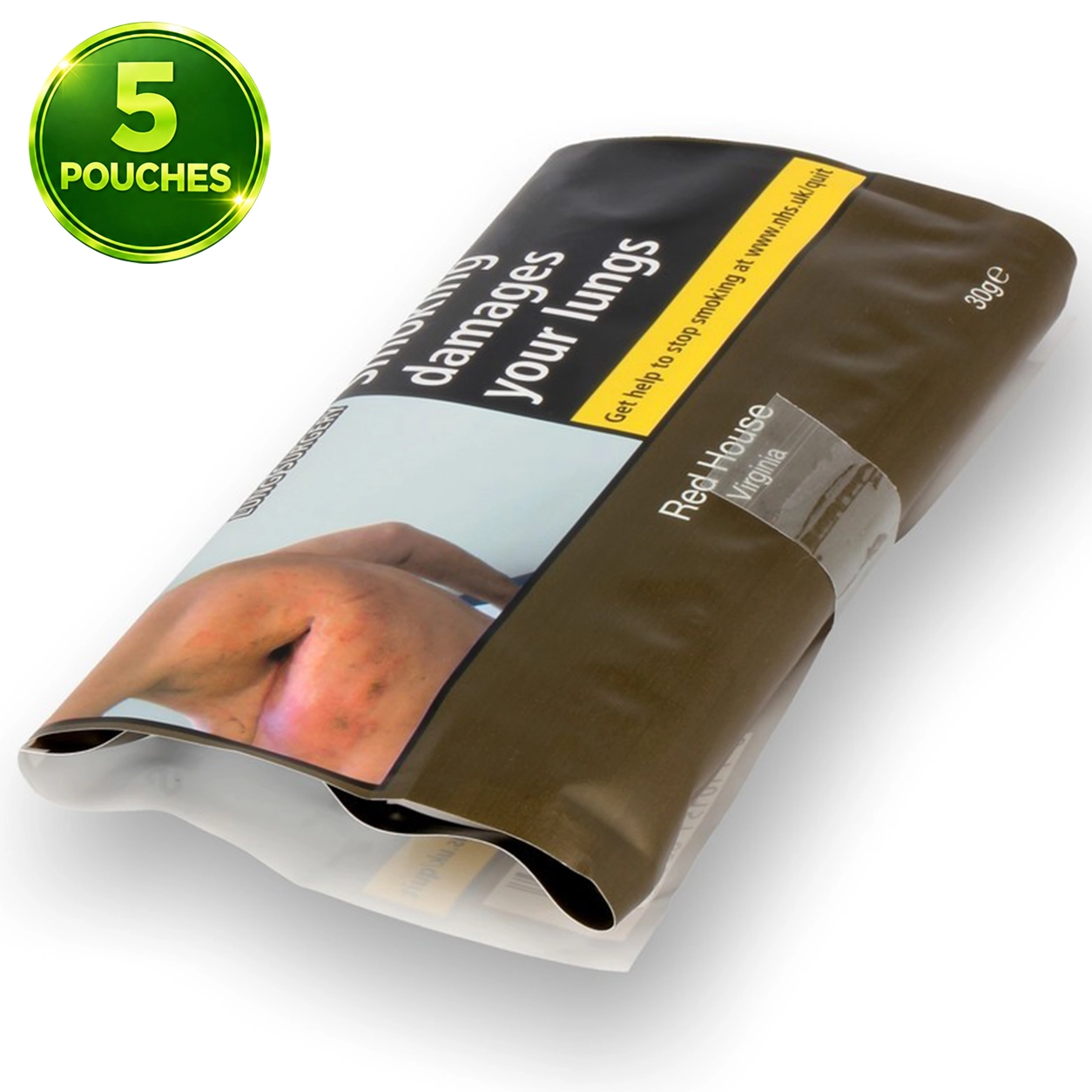 Golden Virginia Yellow Hand Rolling Tobacco 5x50g Packs