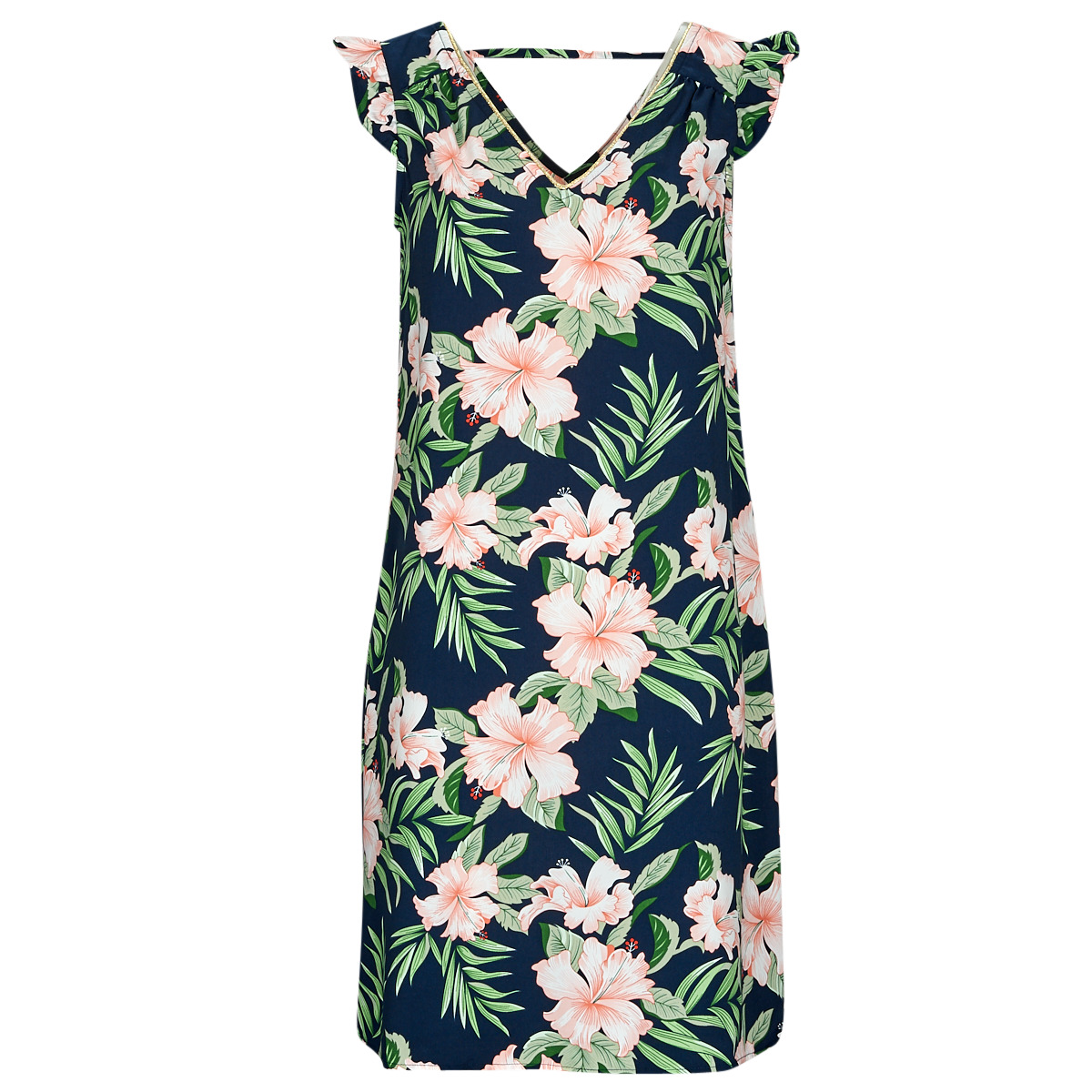 Only - ONLSYLVIE FR LIFE S/S FRILL DRESS - Multicolour