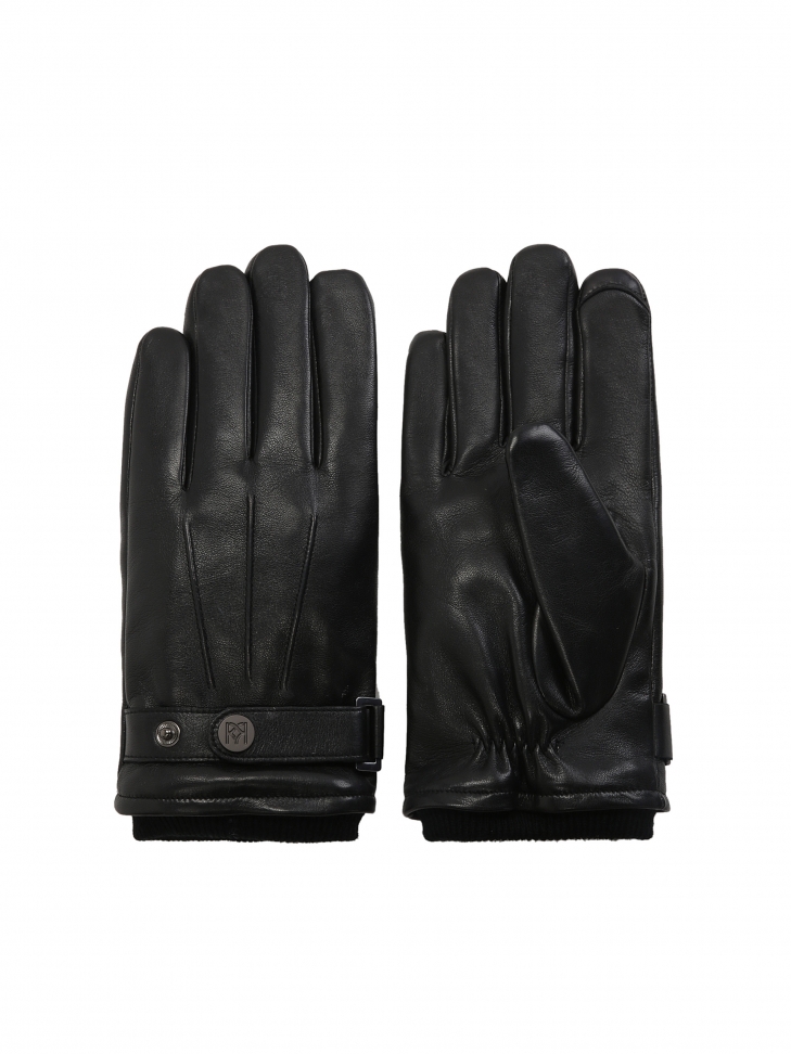 Men's classic black gloves