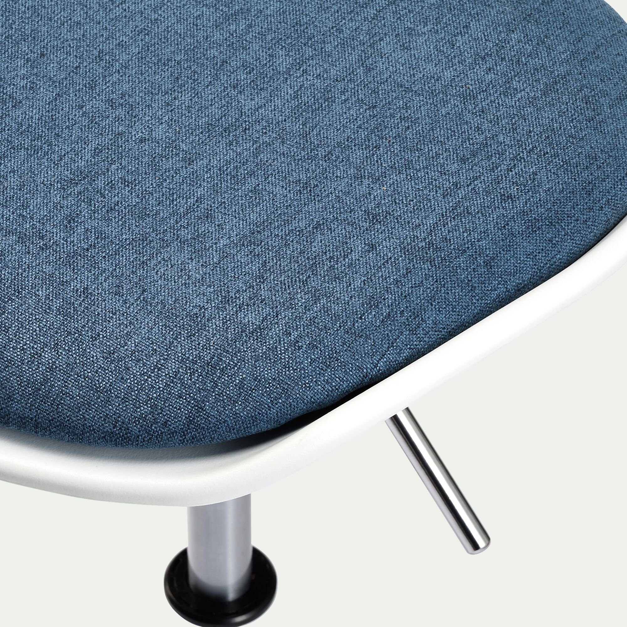 ROLY - Chaise enfant dactylo en plastique - bleu