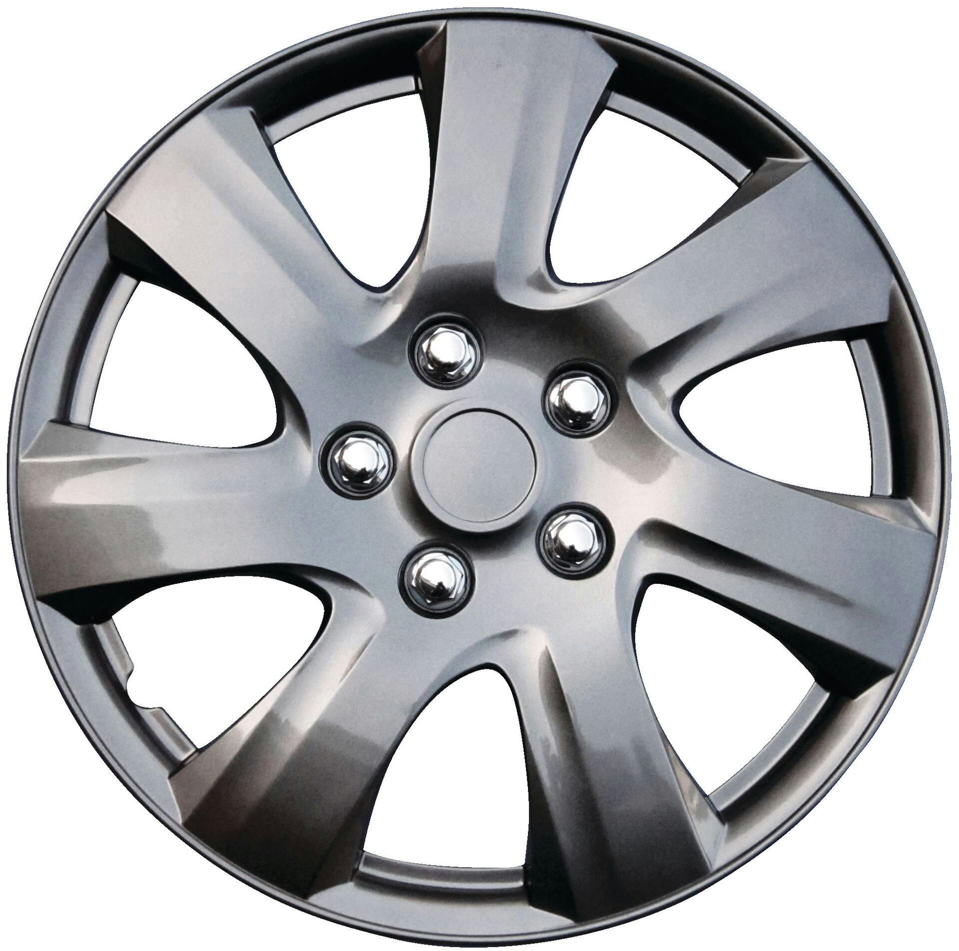 AutoTrends Wheel Cover, 1021, Gunmetal, 17-in, 4-pk