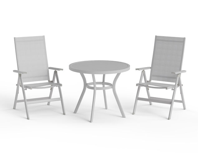 Frankie-Jette 3 Piece Chat Setting - Bone