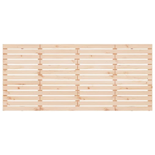NNEVL Wall Headboard 156x3x91.5 cm Solid Wood Pine
