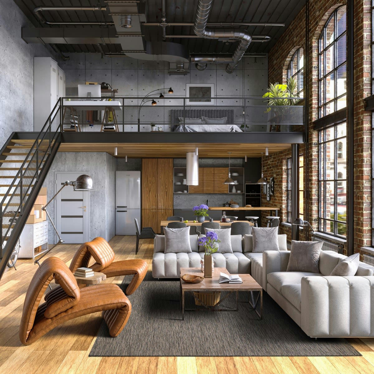 TERRAIN - Tapis intérieur-extérieur aspect jute marron 195x275