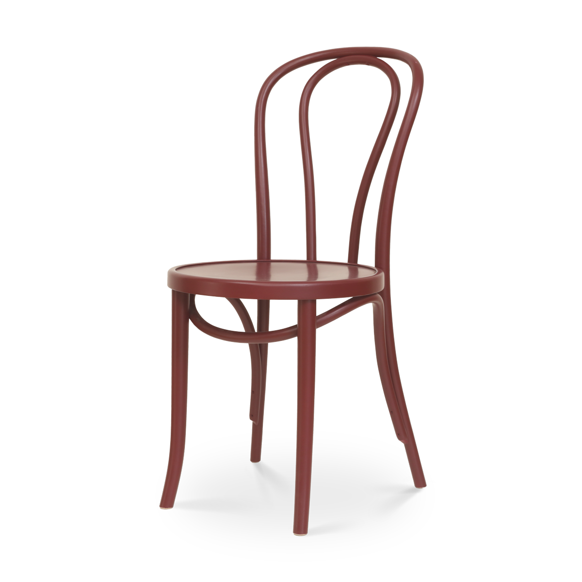 Fameg Vienna Thonet No.18 Houten Bistrostoel Burgundy