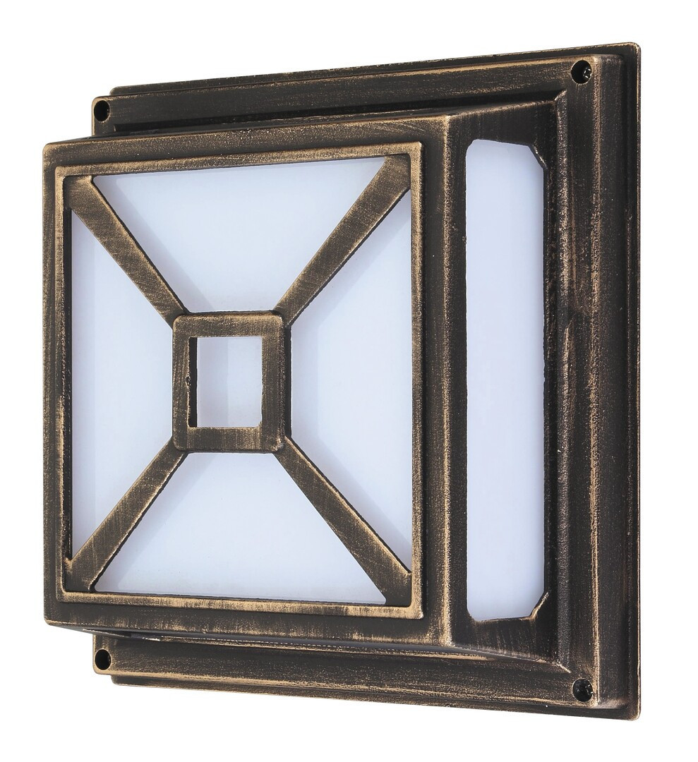Lampa sufitowa Darius złoto antyczny-biała 2xE27x60W IP54 Rabalux