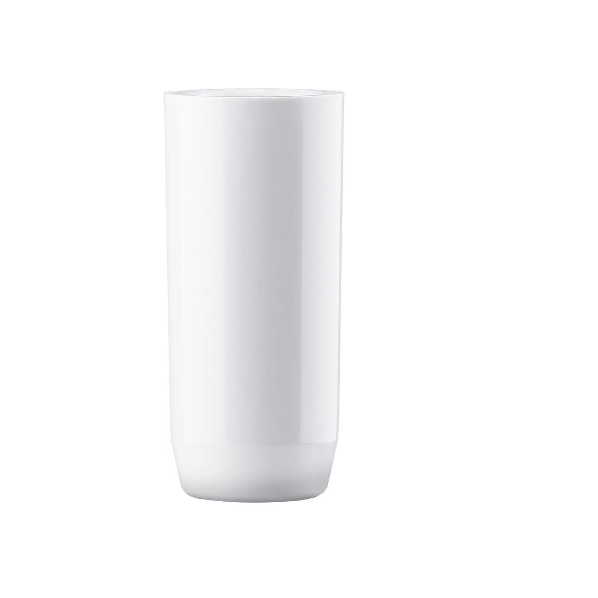 SUII - Pot à brosse à dents haut brillant en plastique blanc