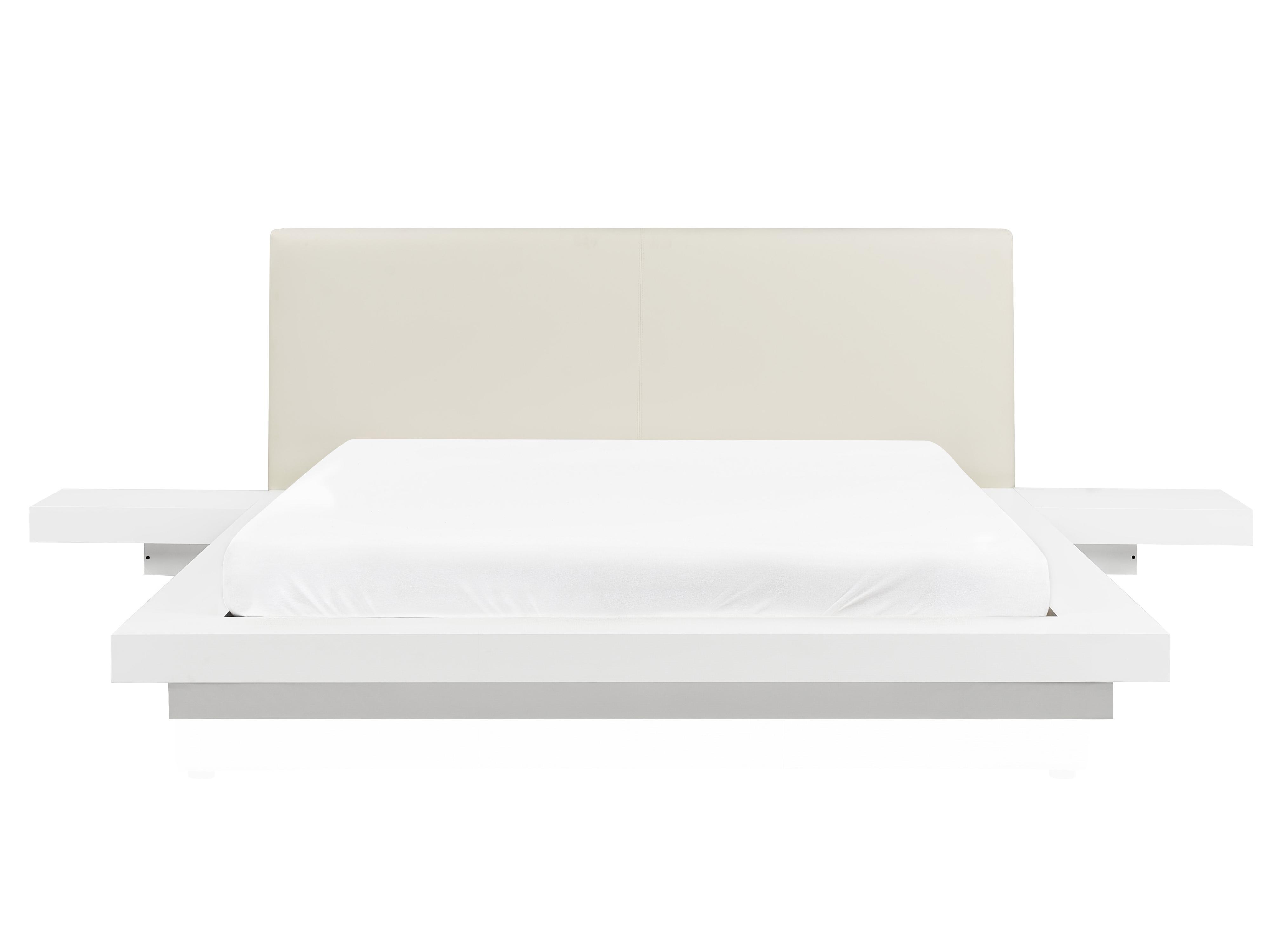 Bed ZEN 160 x 200 cm (EU King Size) White