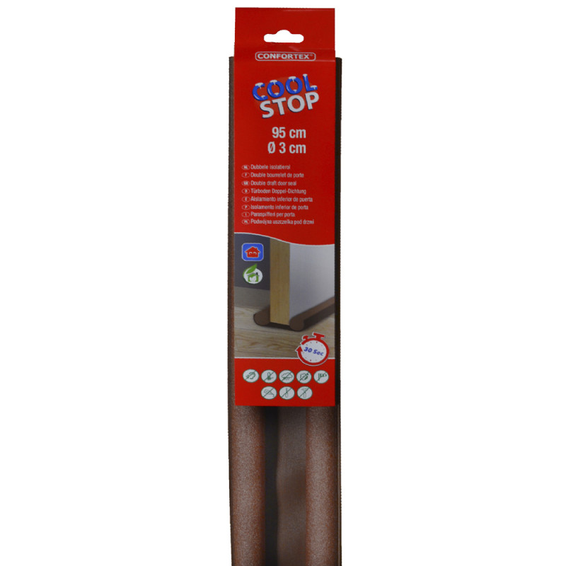 Bas de porte Cool Stop brun 95 cm CONFORTEX