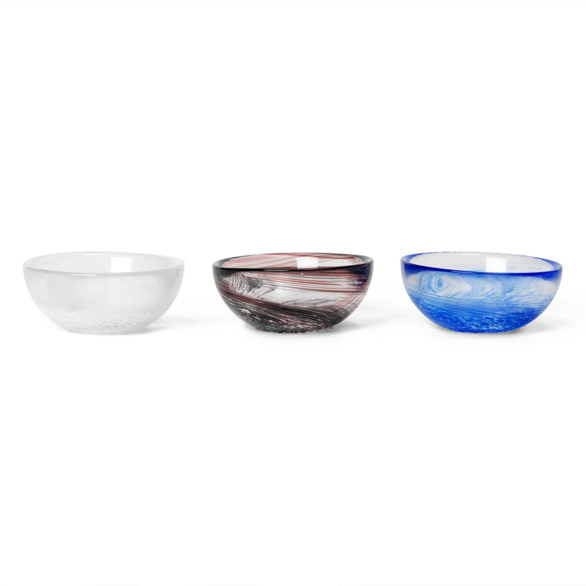 Ferm Living - Tinta Glasschalen (3er-Set), multi