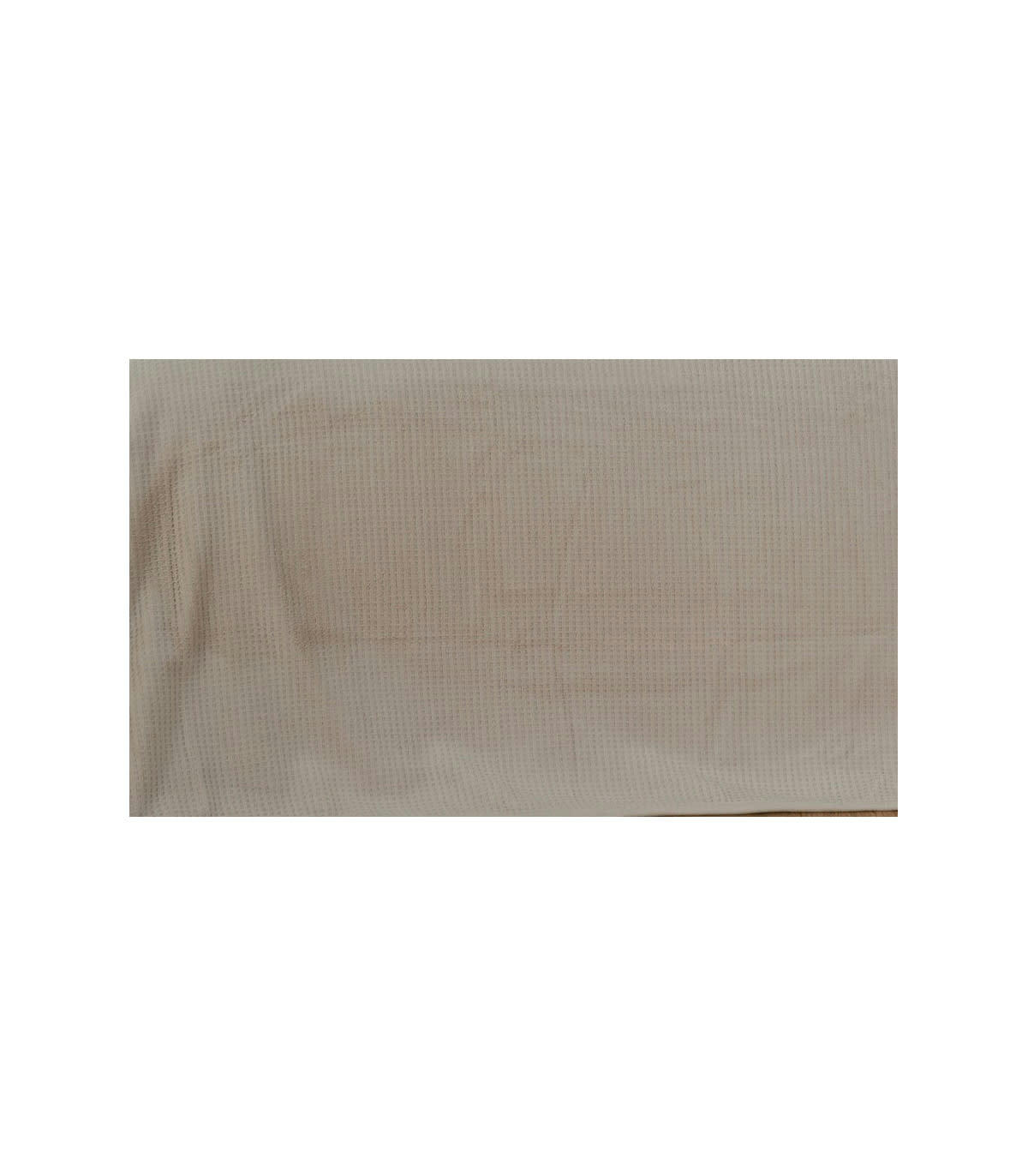 - Couvre lit velours gaufré - 240x260cm - Ivoire