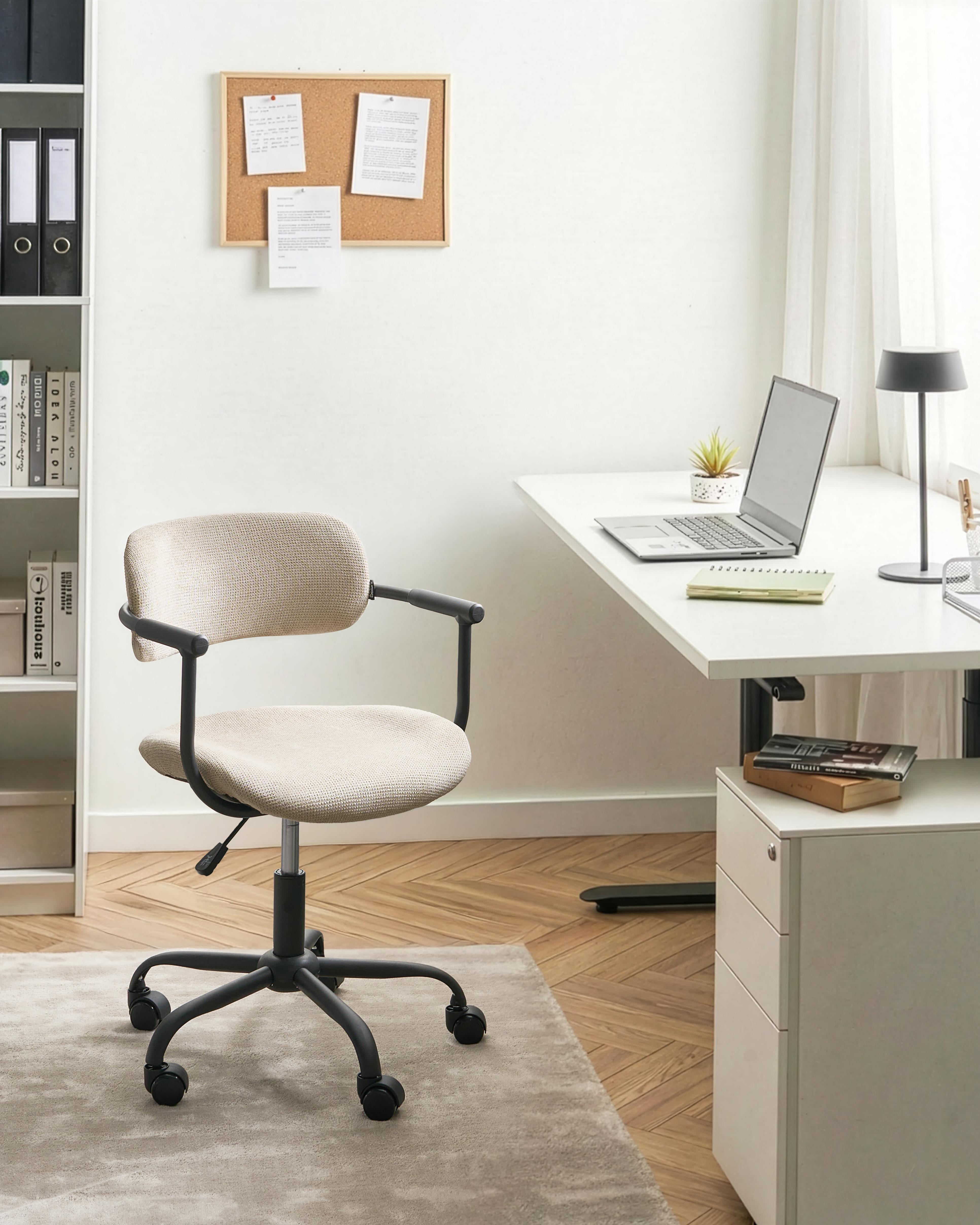 Desk Chair VYRA Fabric Beige