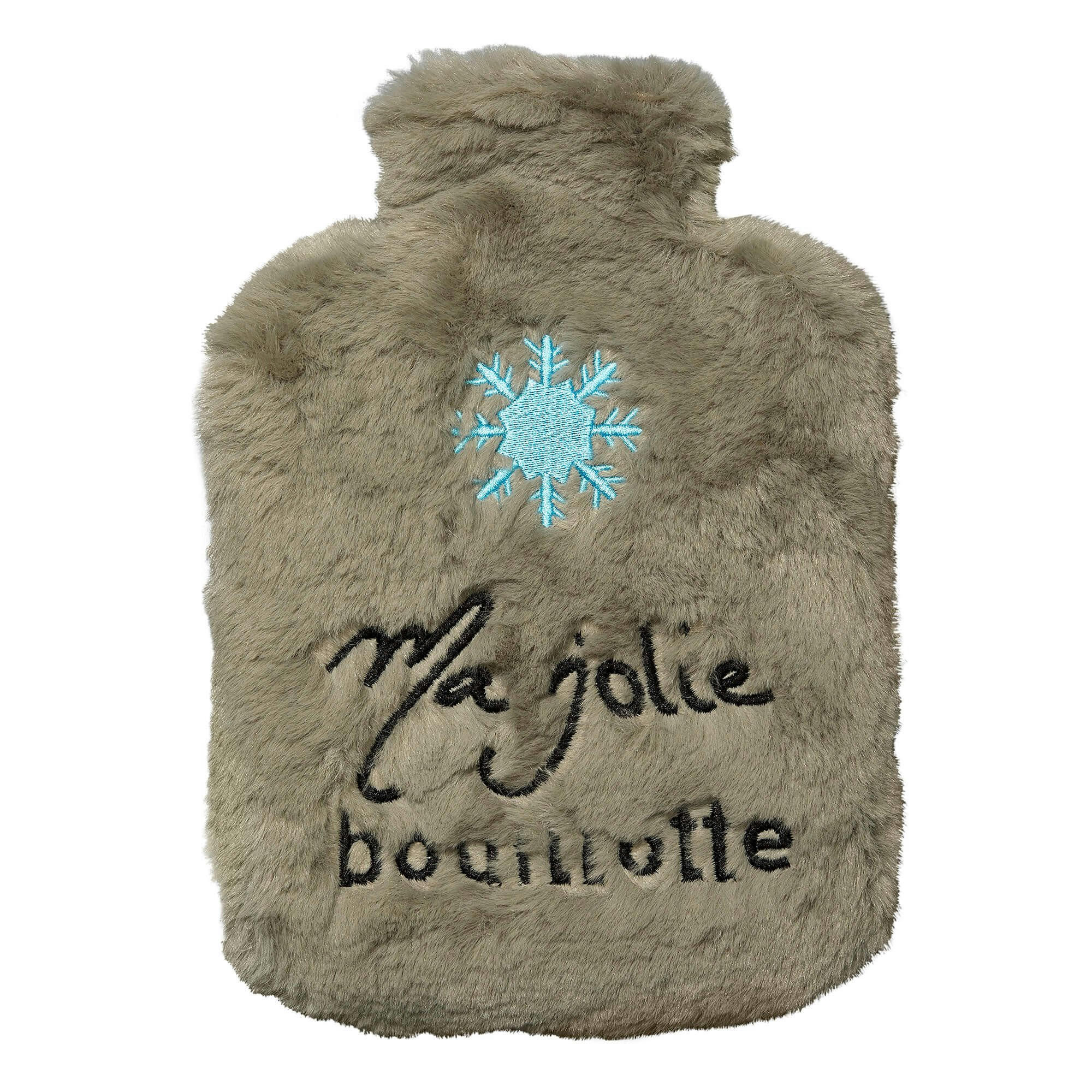 - Bouillotte peluche flocon