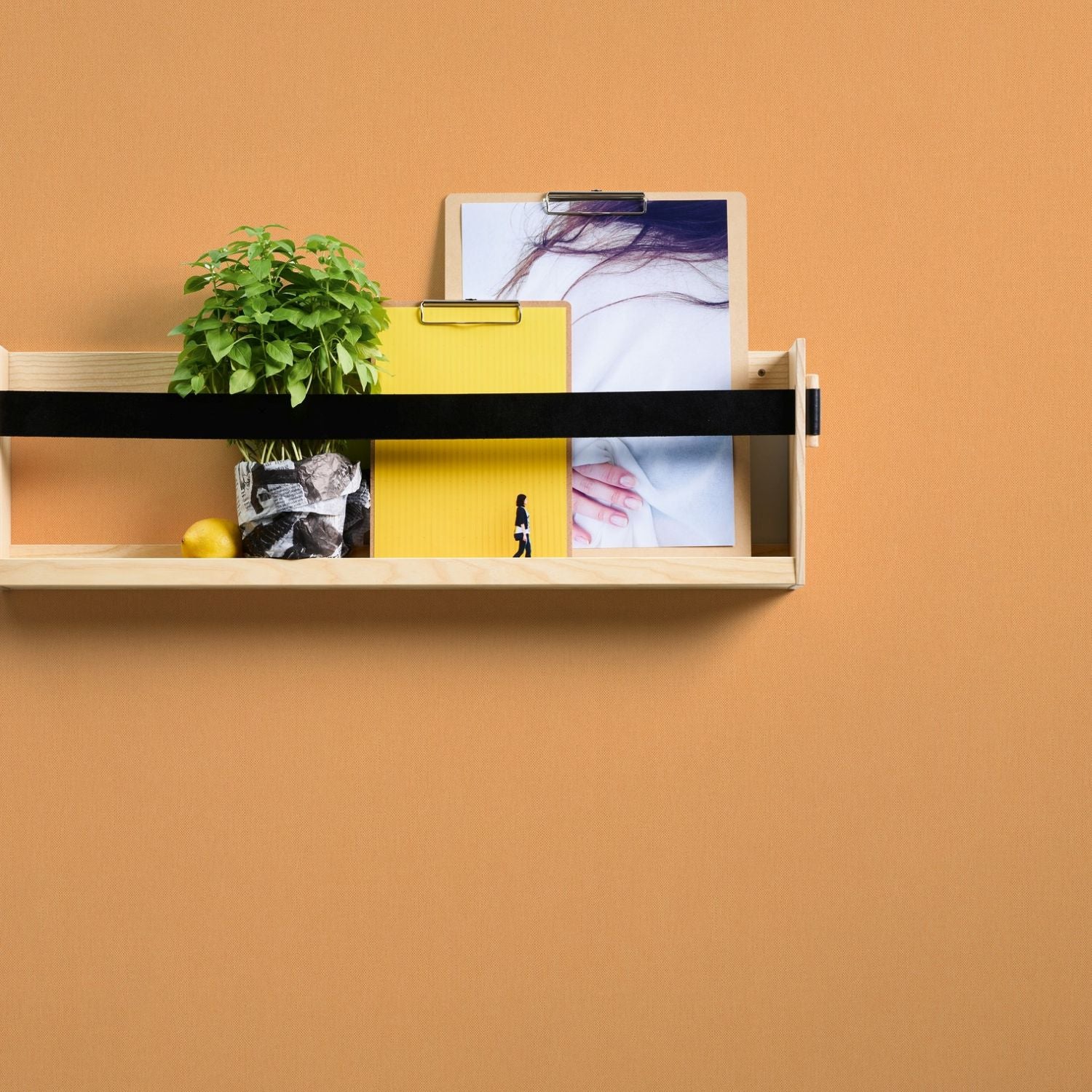 Livingwalls behang effen oranje - 53 cm x 10.05 m - AS-377486