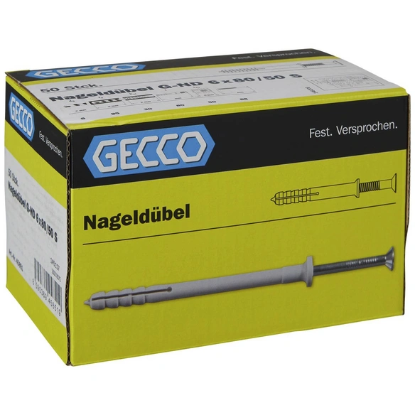 Nageldübel »G-ND«, 80 mm, Nylon