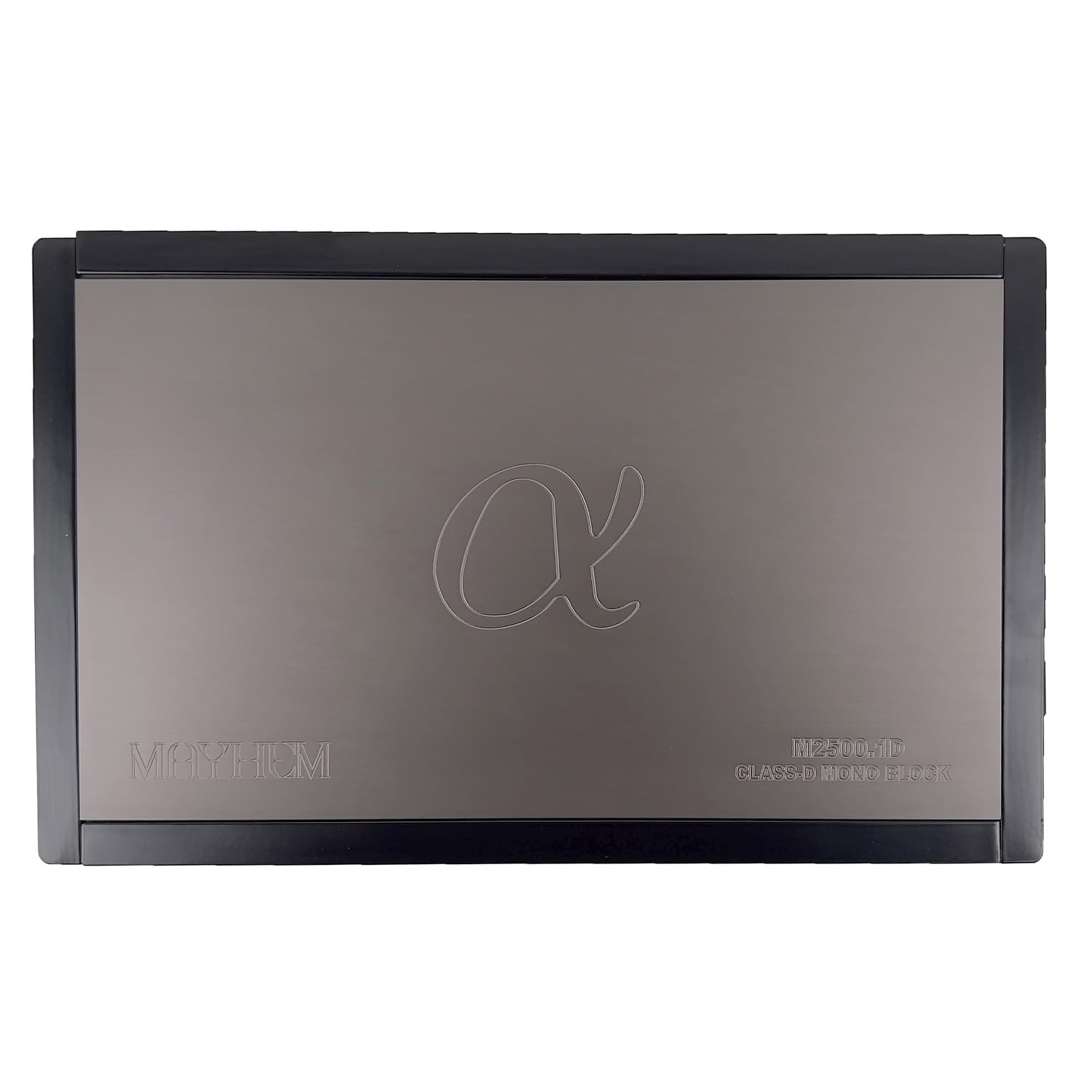 Alphasonik M2500.1D Mayhem Series High-Performance 2500W RMS Class-D High Current Monoblock Amplifier - 1 Ohm Stable  High/Low-Level Input/Output  4-Way Protection Circuitry  Bass Knob Included