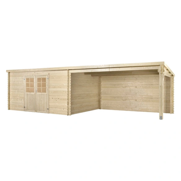 Anbau »Malta«, BxLxT: 415 x 339 x 339 cm,Holz