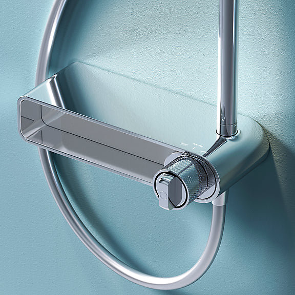 Colonne de douche thermostatique, avec mitigeur thermostatique Système de douche avec robinet Chrome, F0785A600 X-Joy AM.PM