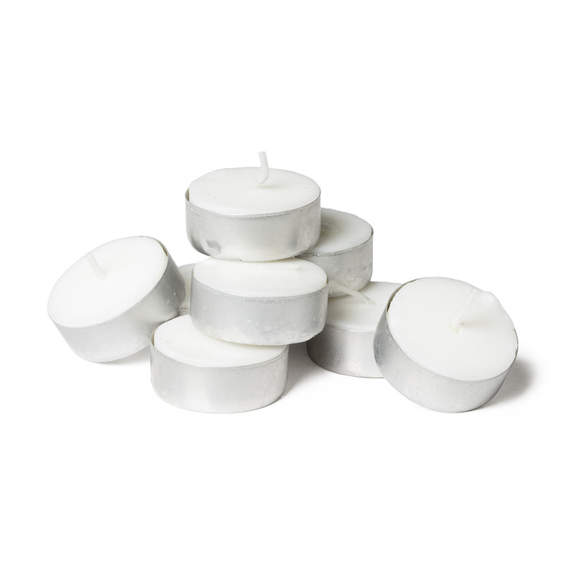 Waxinelichten - 6 branduren - set van 50