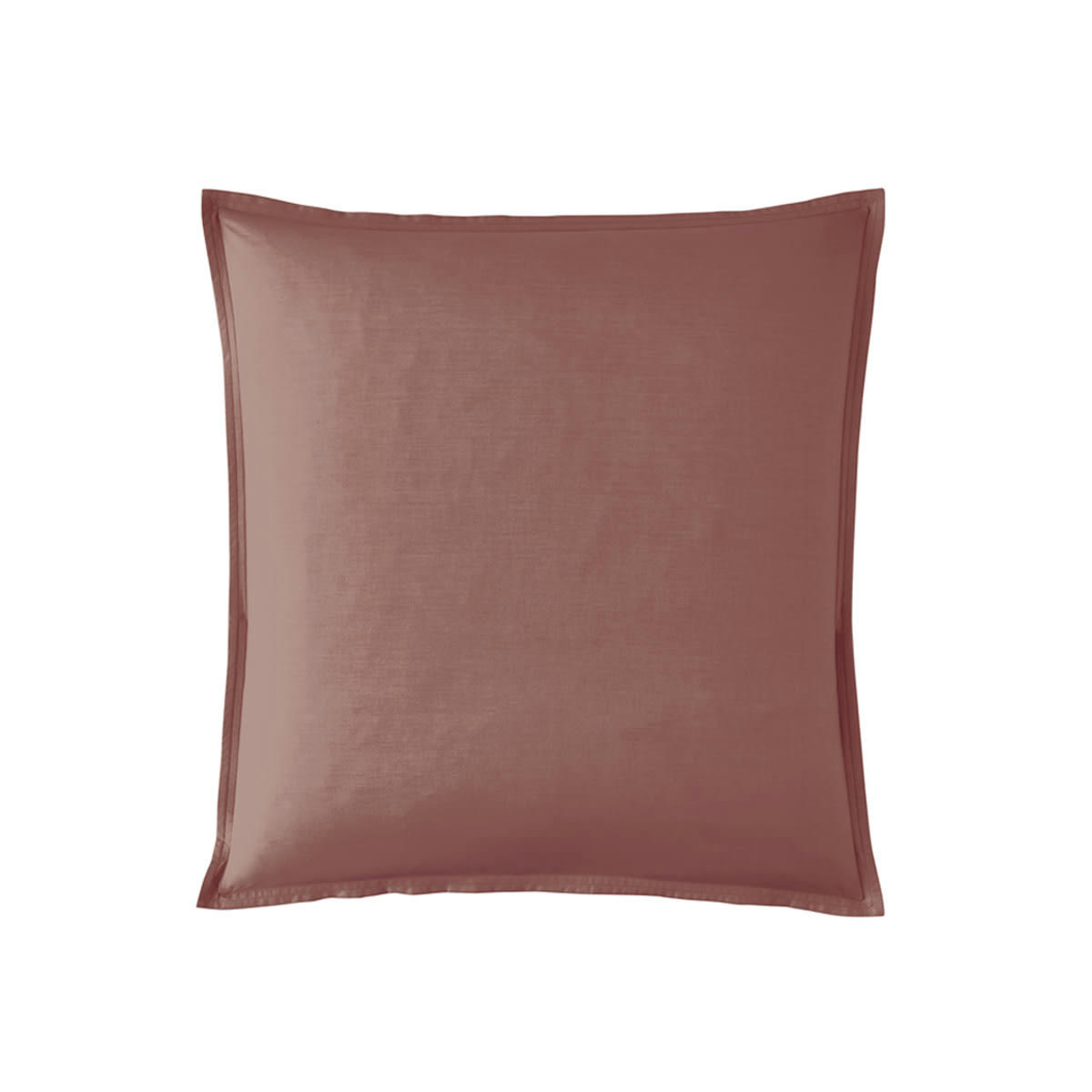 PREMIÈRE - Taie d'oreiller en percale de coton bois de rose 65x65