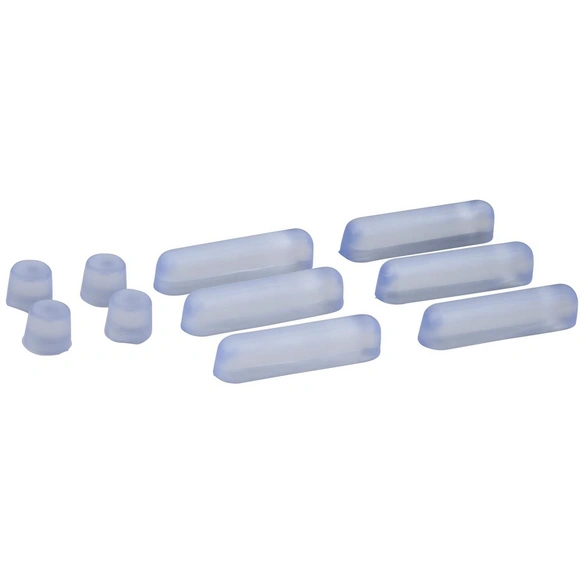 WC-Sitz-Puffer, Kunststoff, transparent