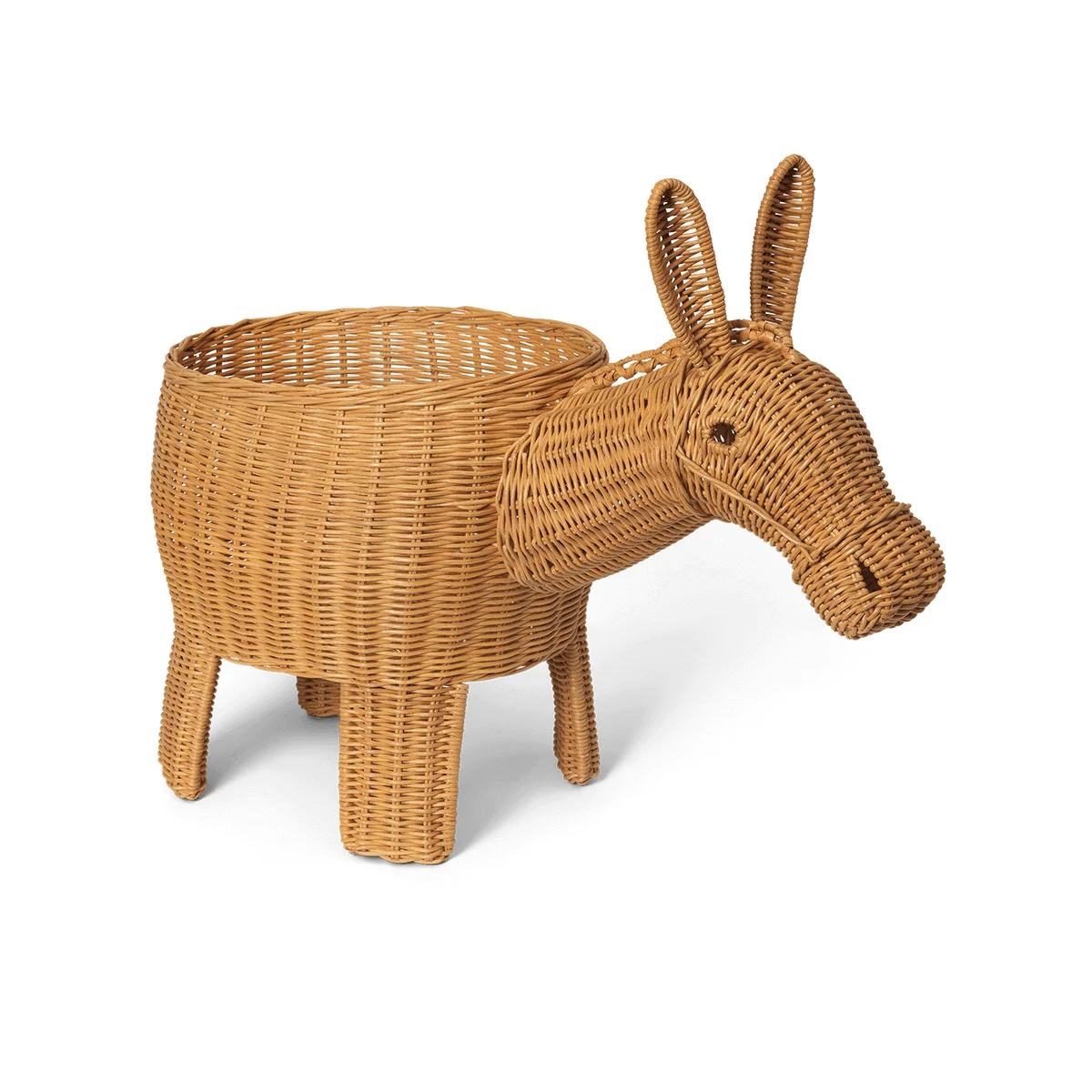 Ferm Living - Donkey Aufbewahrung, Rattan geflochten