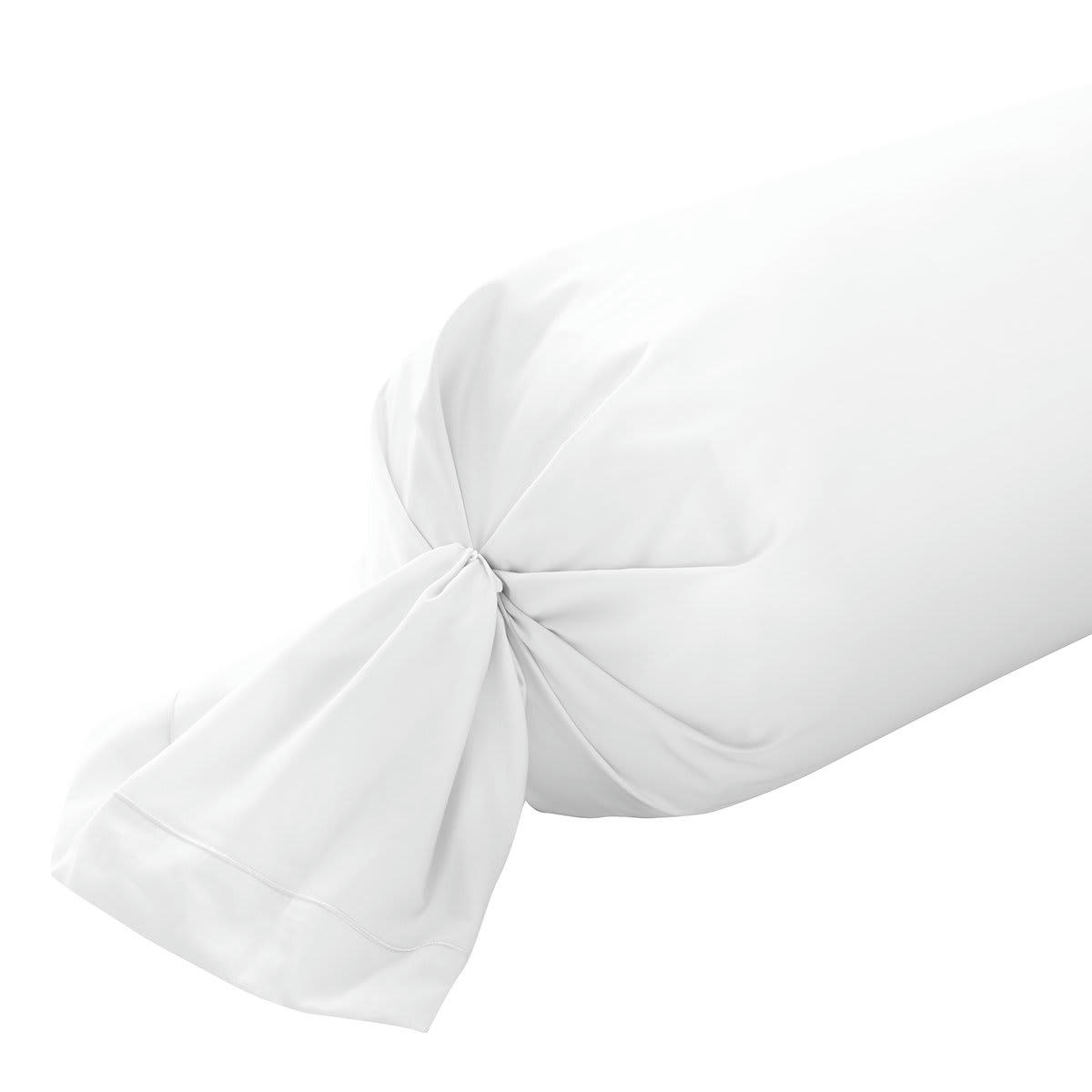 ECLAT - Taie de traversin coton colombe 43x210 cm