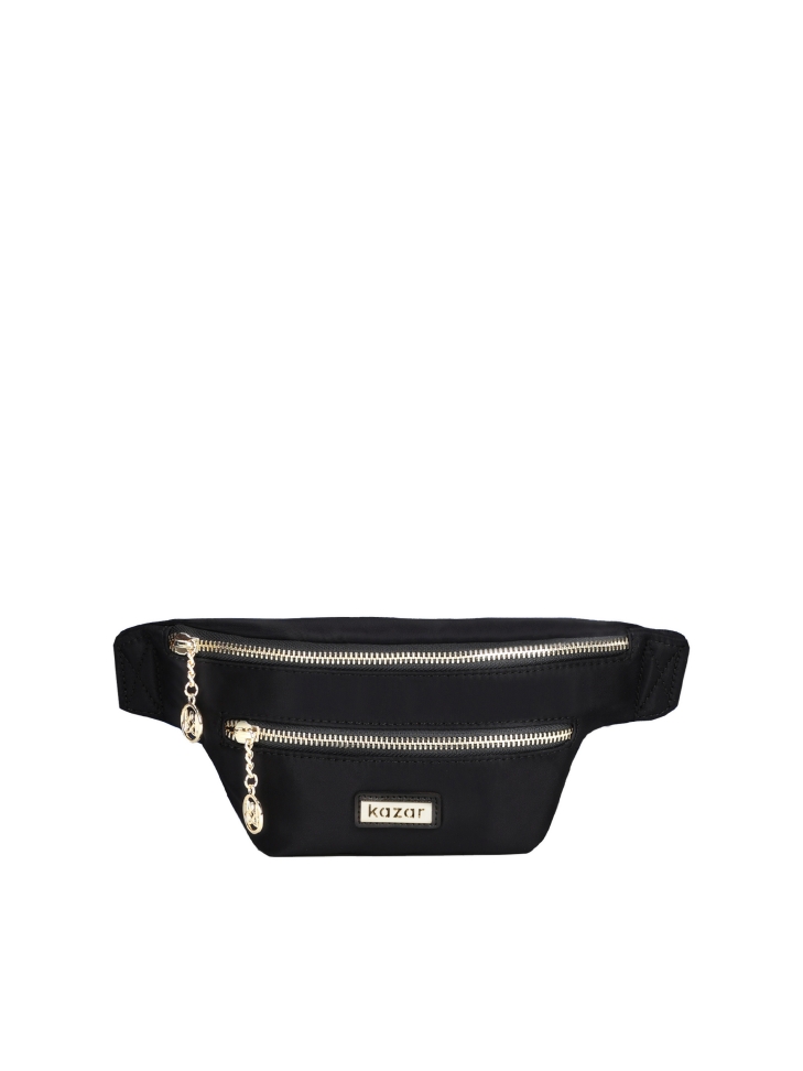 Ladies' black belt bag
